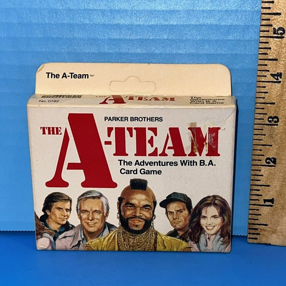 Vintage 1983 A-Team Mr. T The Adventures With B.A. Card Game Parker Brothers New